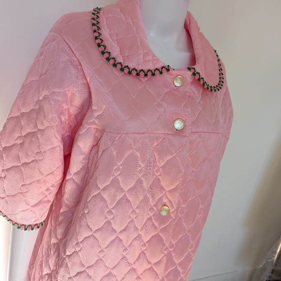VINTAGE 1960s Pink Robe - Picture 3 of 4